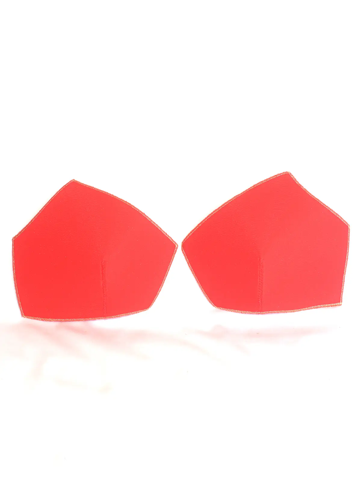 Lot de 2 coques rouges pour soutien-gorge corbeille