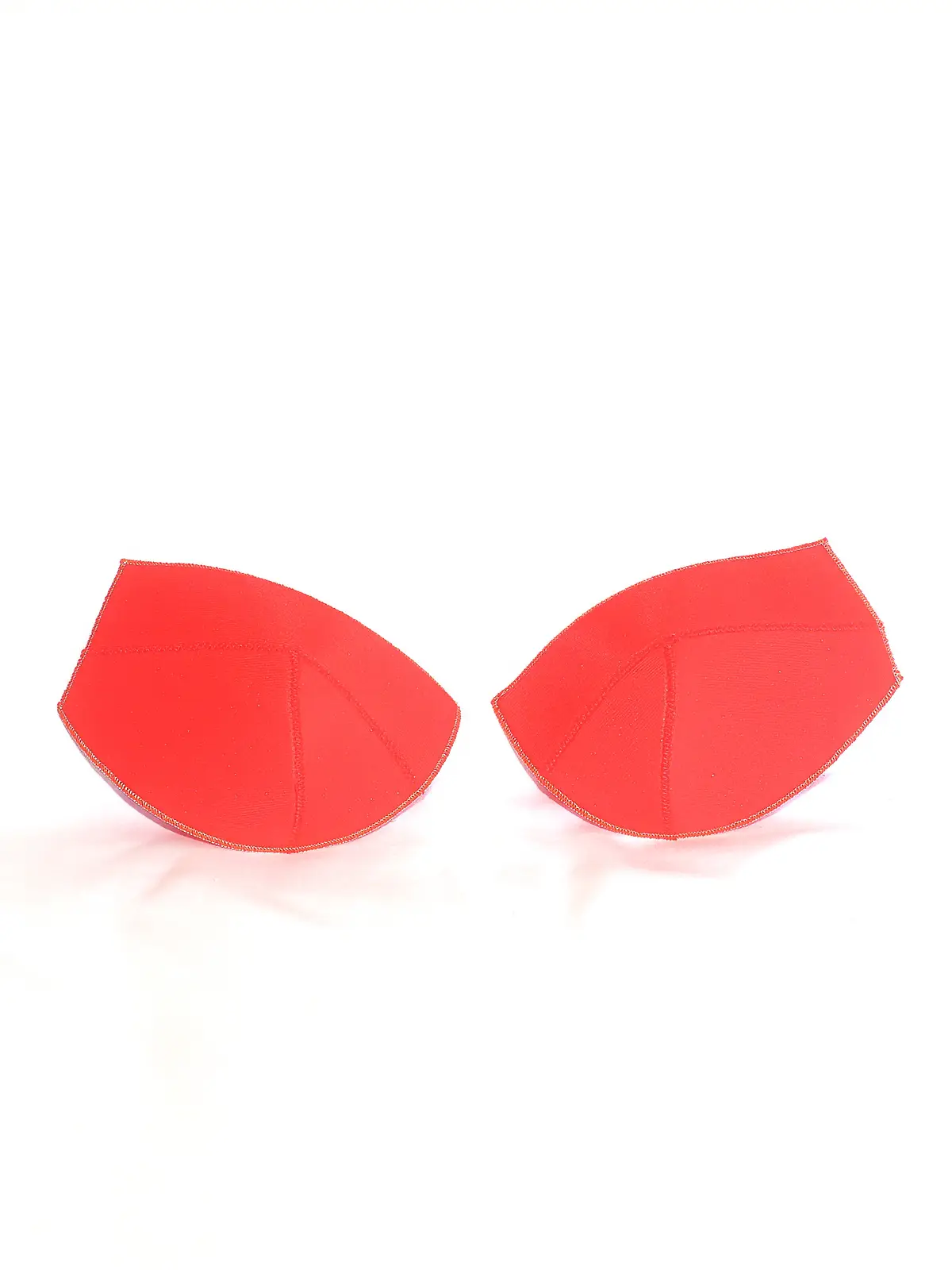Lot de 2 coques rouges pour soutien-gorge emboitant
