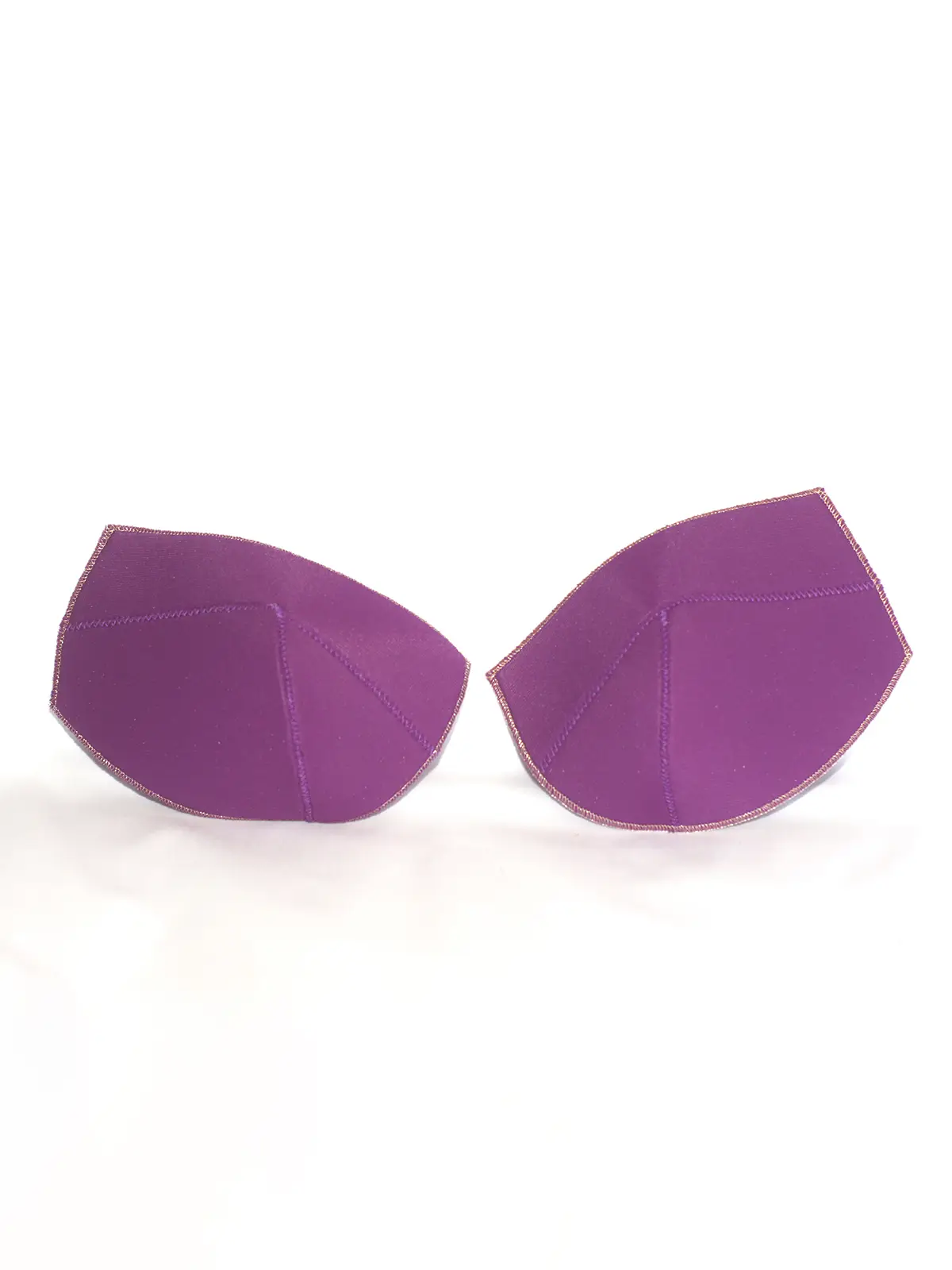 Lot de 2 coques violettes pour soutien-gorge emboitant